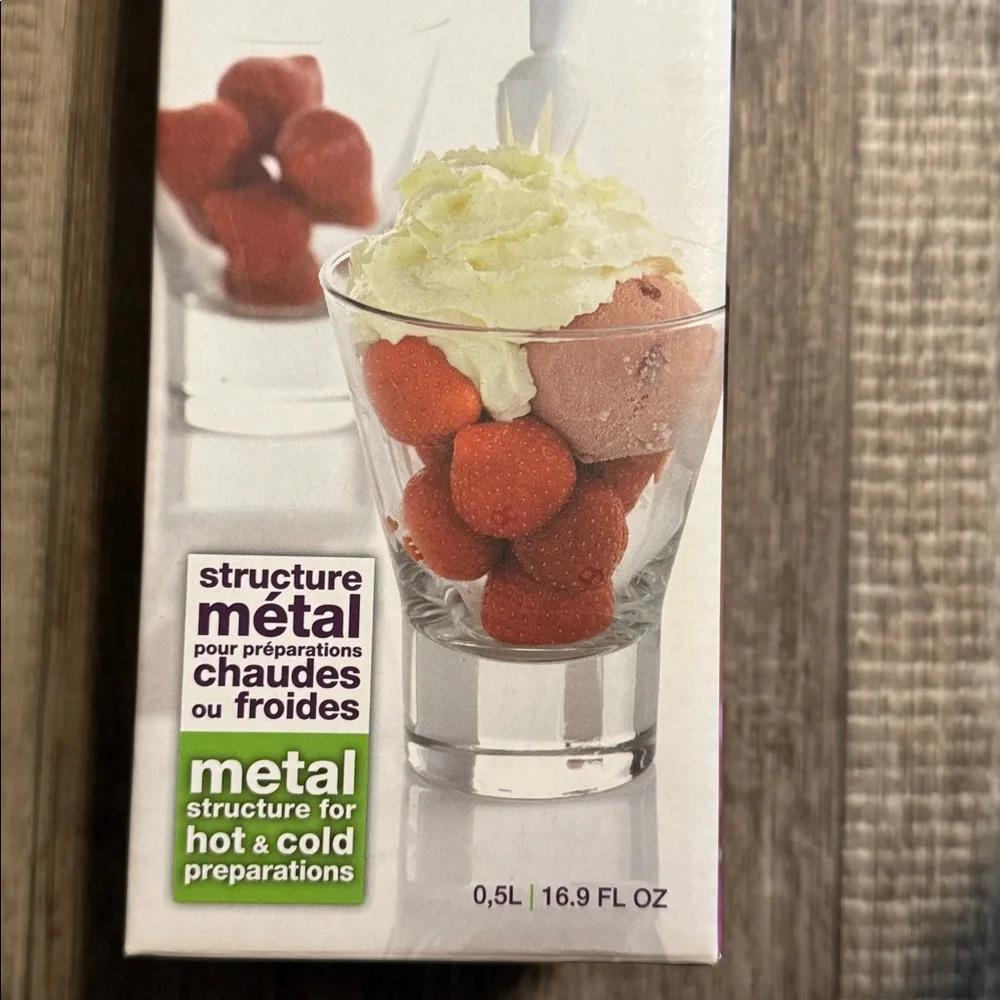 NIB‎ Mastrad Metal Mousse Whipper